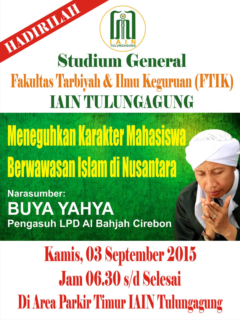 STADIUM GENERAL “MENEGUHKAN KARAKTER MAHASISWA ISLAM DI NUSANTARA”
