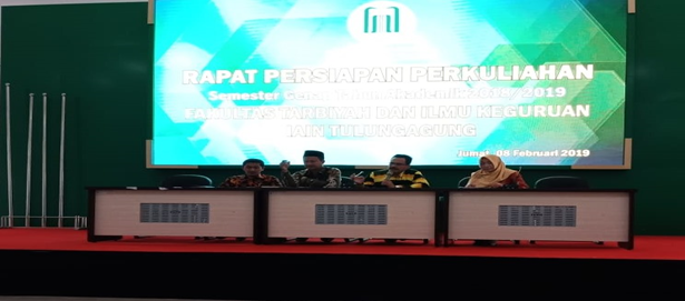 Rapat Persiapan Awal Perkuliahan Semester Genap 2018/2019