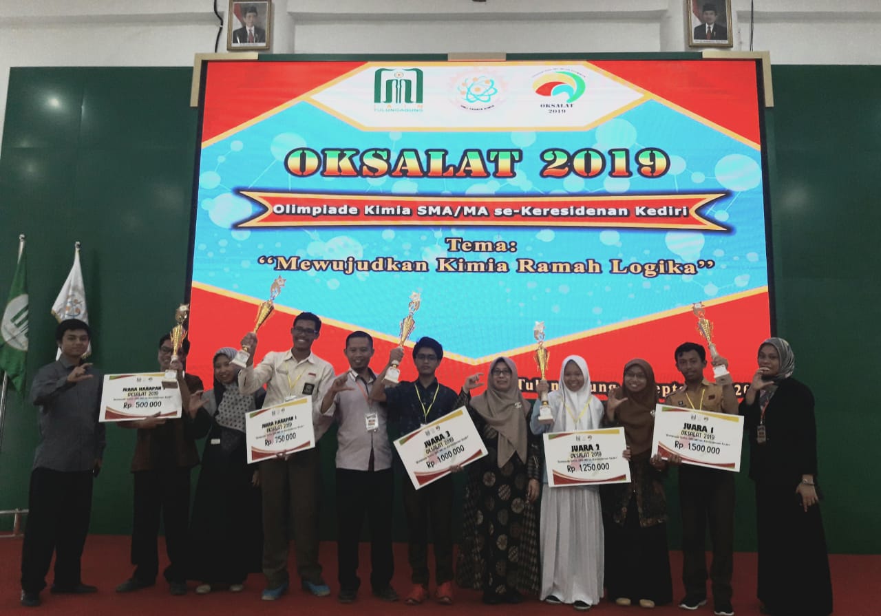 OKSALAT 2019 : OLIMPIADE KIMIA SMA/MA IAIN TULUNGAGUNG
