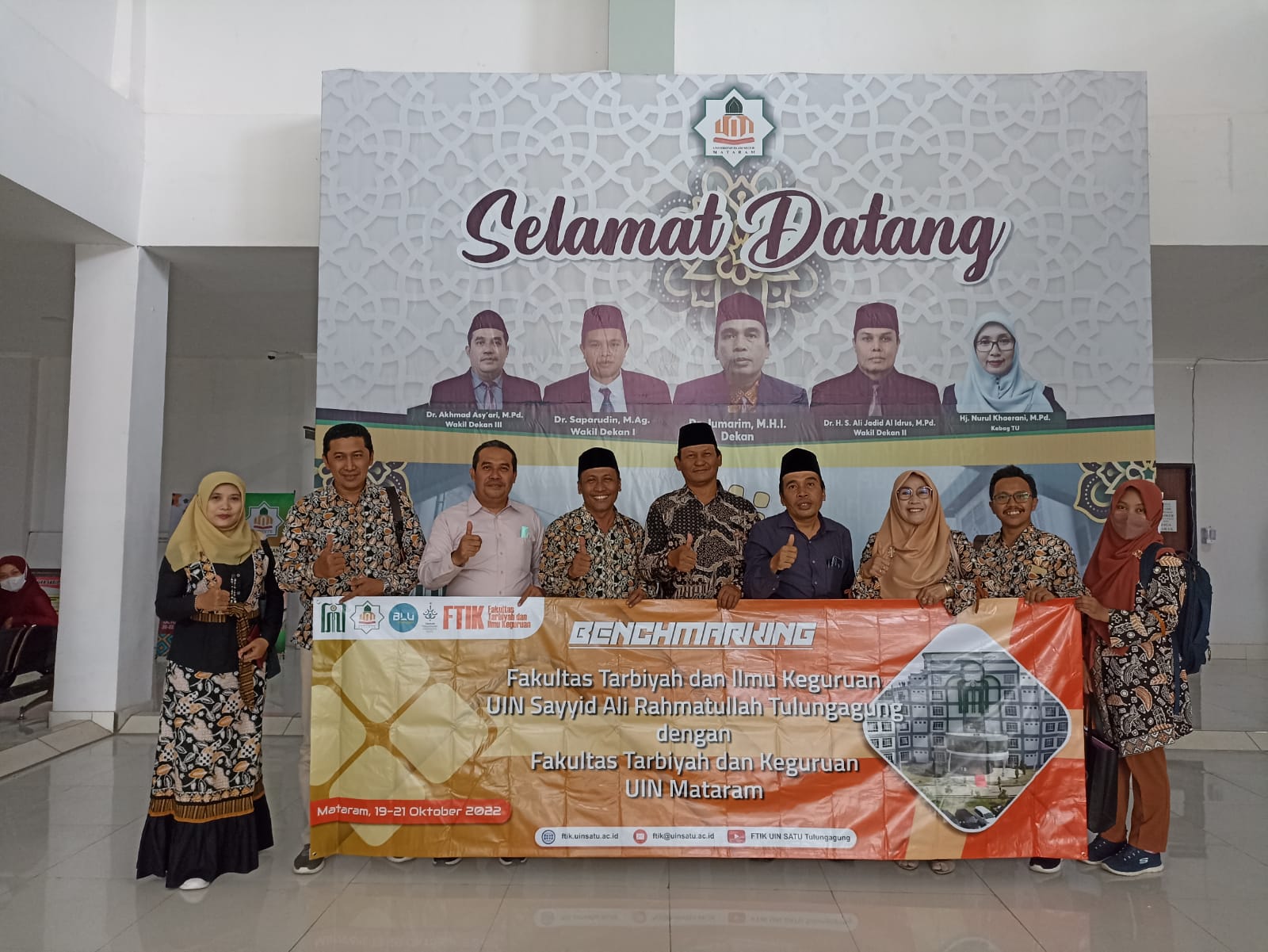 FTIK UIN SATU Tulungagung Gelar Benchmarking dan MoU dengan FTK UIN Mataram Nusa Tenggara Barat
