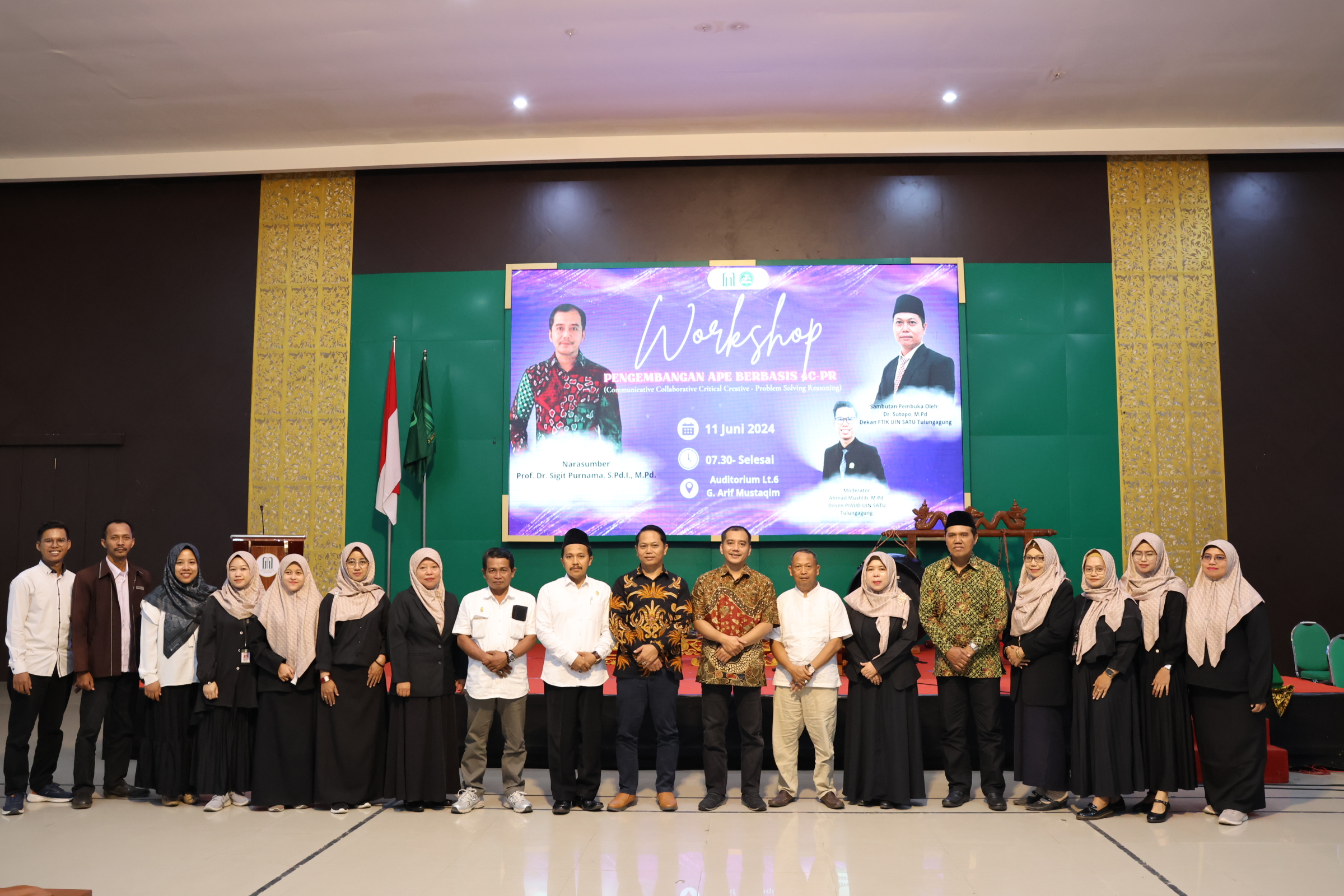 FTIK UIN SATU Tulungagung gelar Workshop Pengembangan APE Berbasis 4C-PR