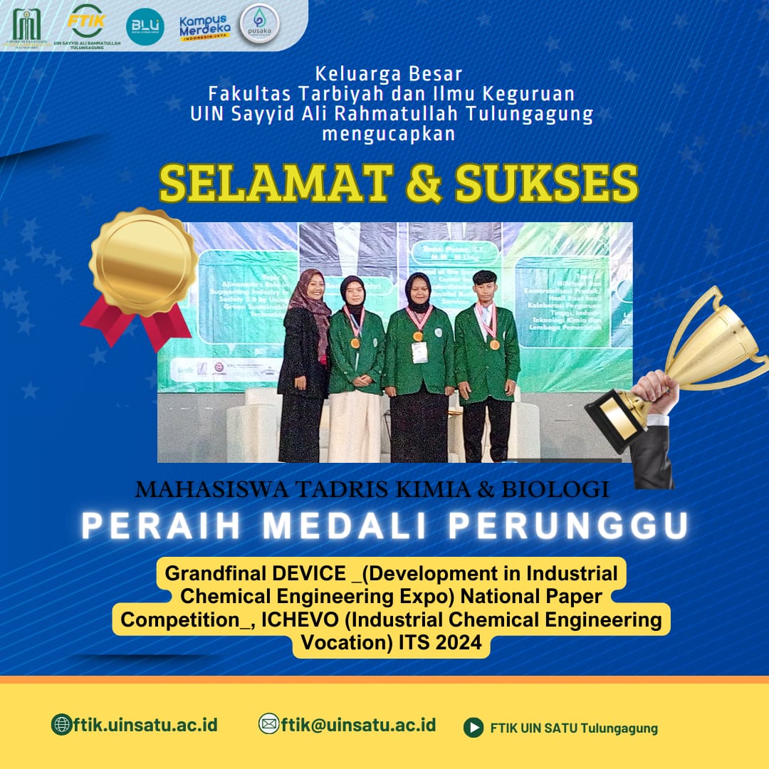 Tim Edelweiss UIN SATU Raih Medali Perunggu di National Paper Competition DevICE ICHEVO ITS 2024