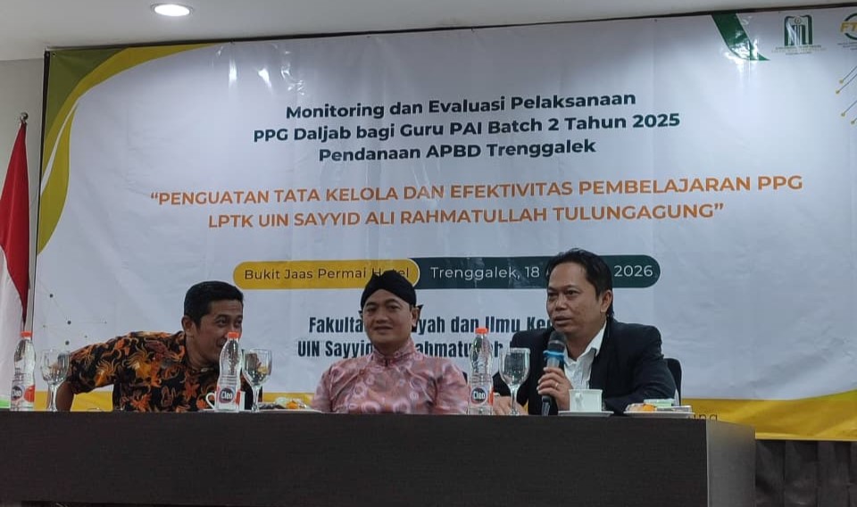 Monitoring dan Evaluasi Pelaksanaan Pendidikan Profesi Guru (PPG) Dalam Jabatan bagi Guru PAI Batch 2 Tahun 2025 Pendanaan APBD Trenggalek